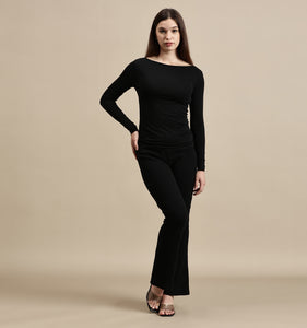 Women's Top – Boat Neck Full Sleeve Top