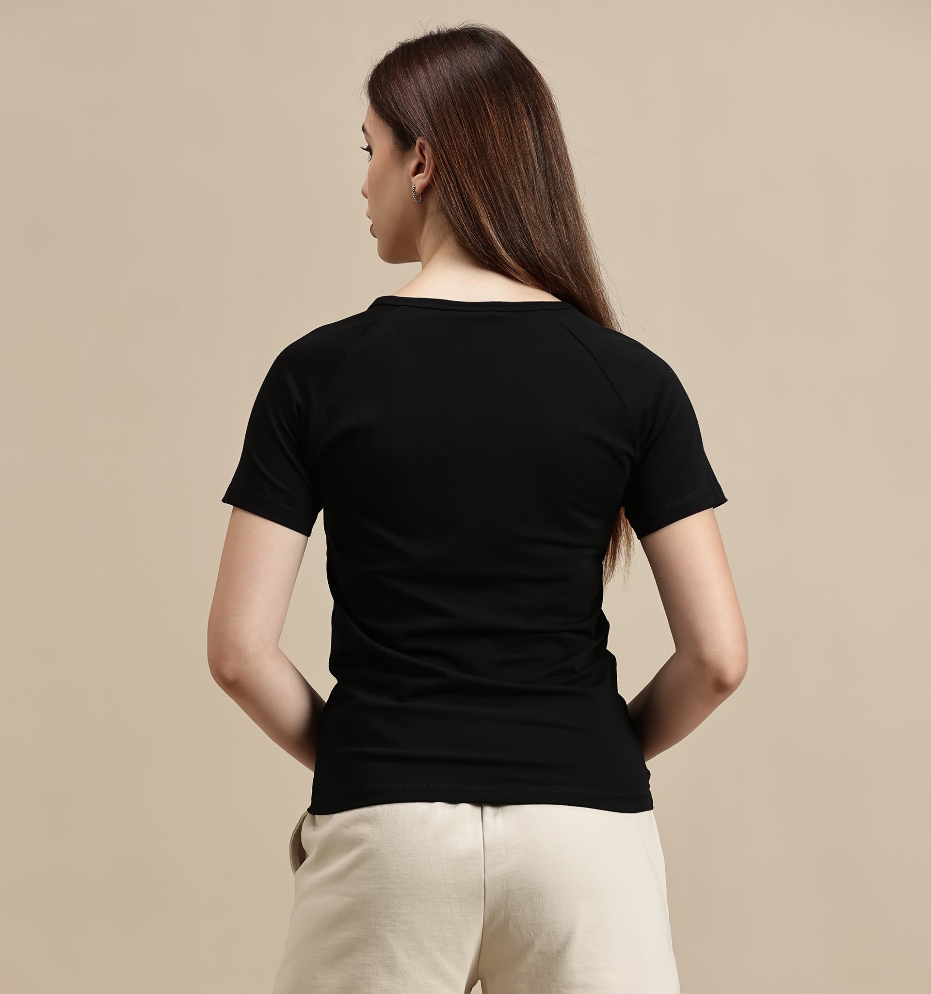 Women's Top – Regular Half Sleeve Raglan Top