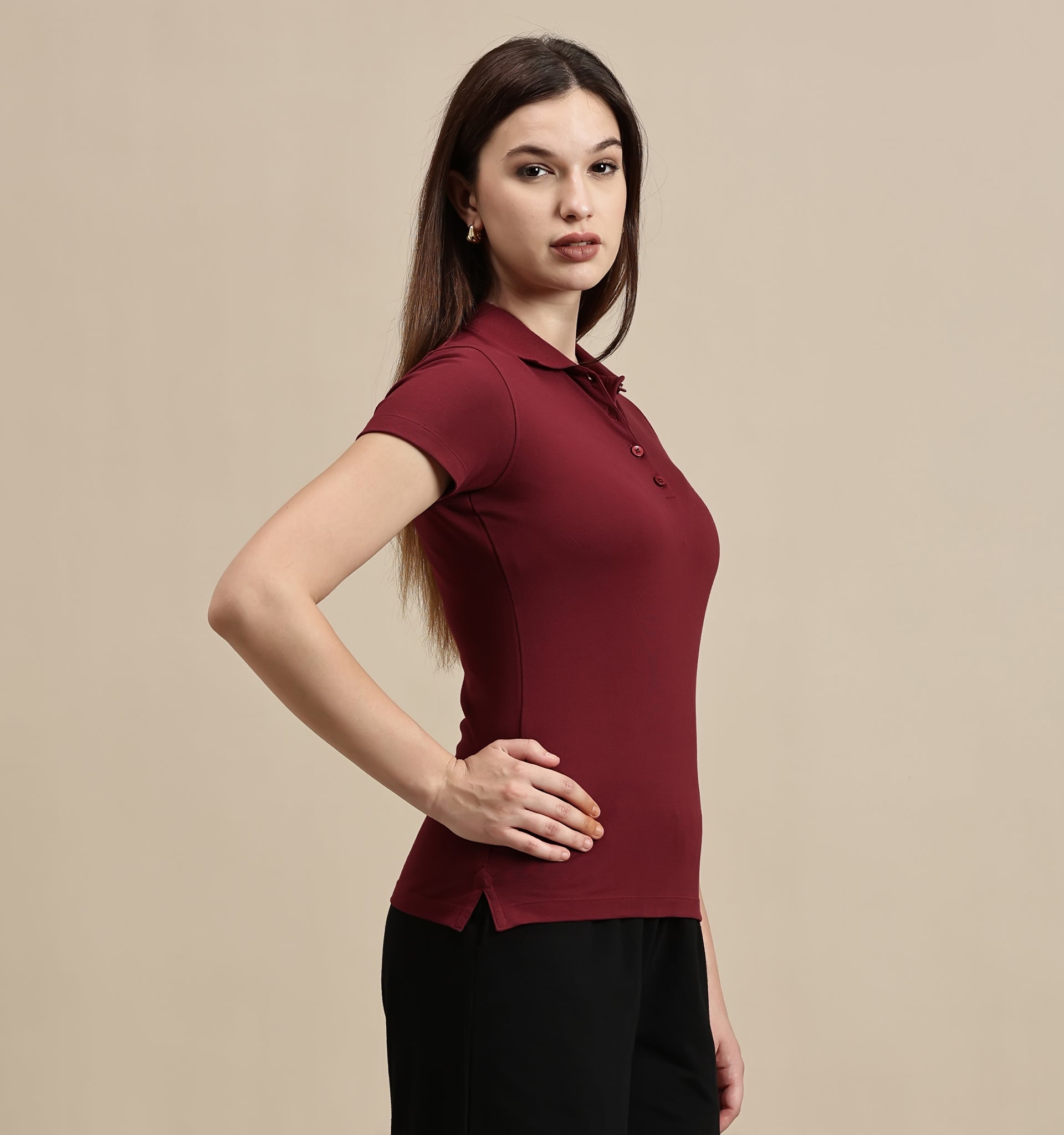 Women's Top – Half Sleeve Polo Top