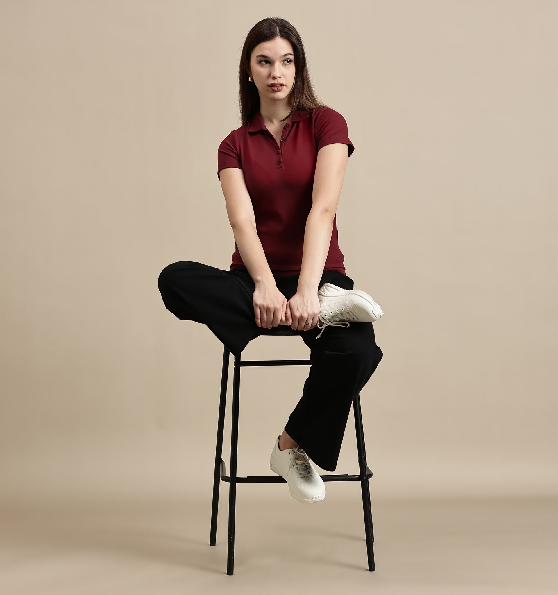 Women's Top – Half Sleeve Polo Top