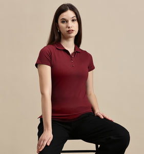 Women's Top – Half Sleeve Polo Top