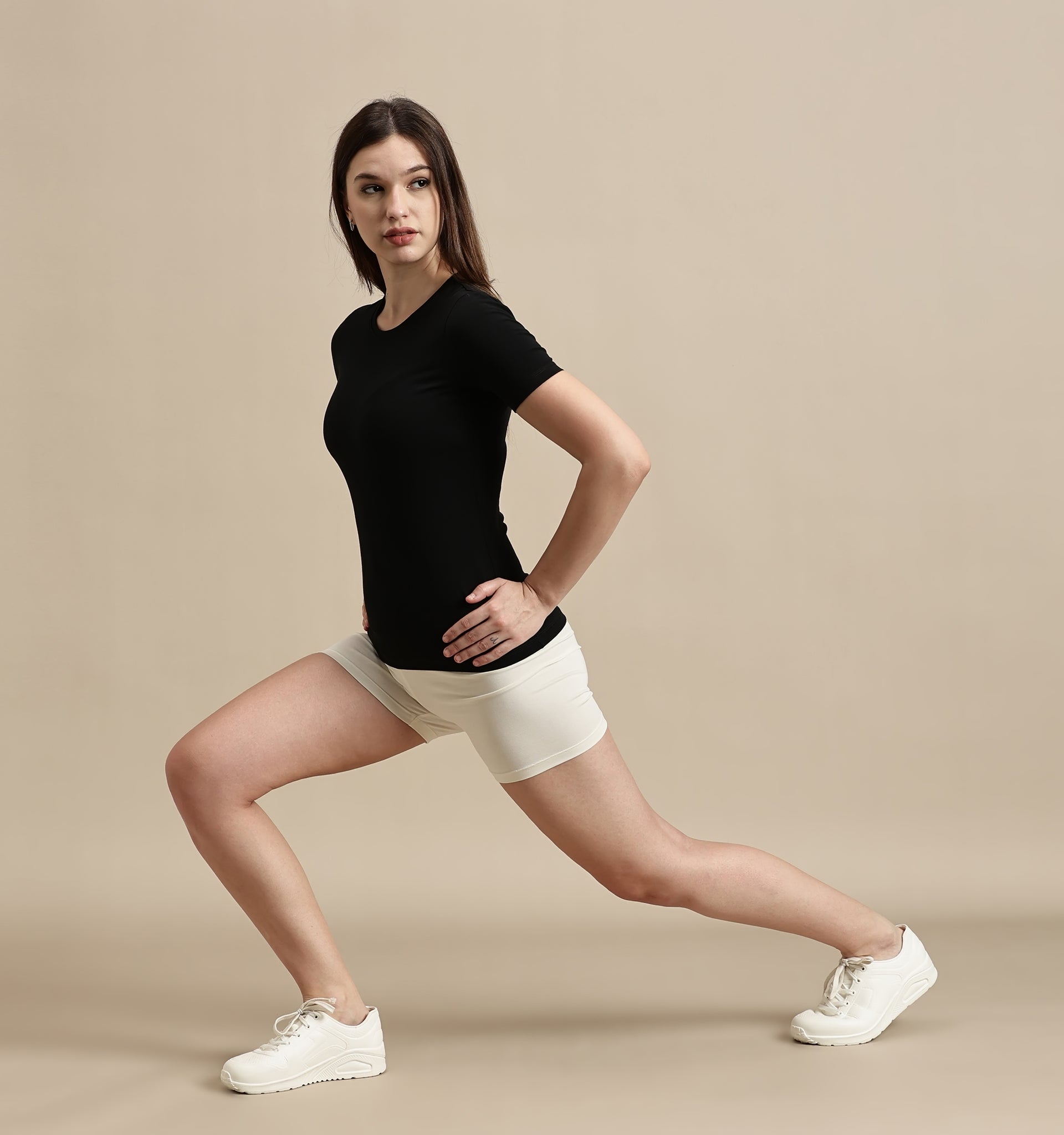 Women's Top – Crew Neck Half Sleeve Top