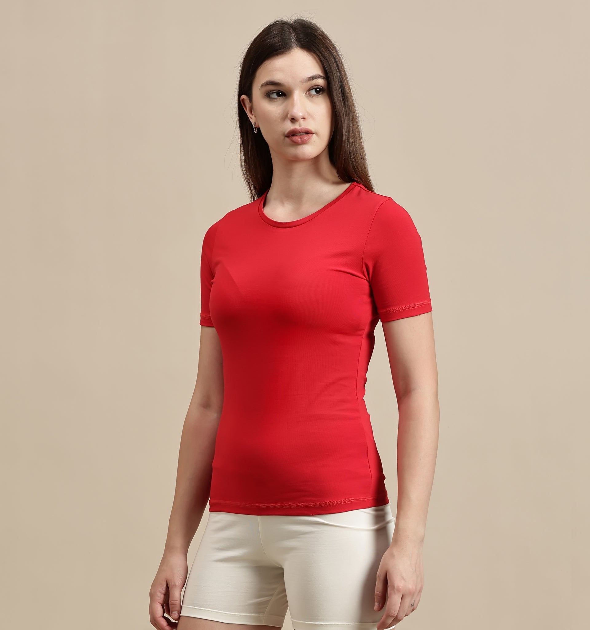 Women's Top – Crew Neck Half Sleeve Top