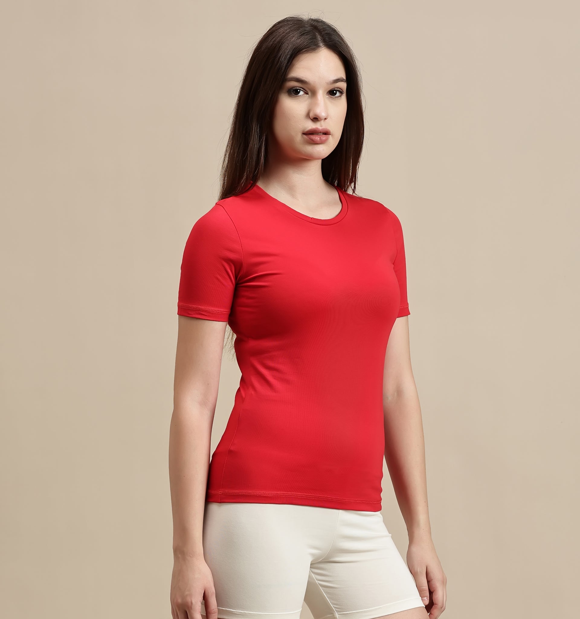 Women's Top – Crew Neck Half Sleeve Top