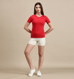 Women's Top – Crew Neck Half Sleeve Top