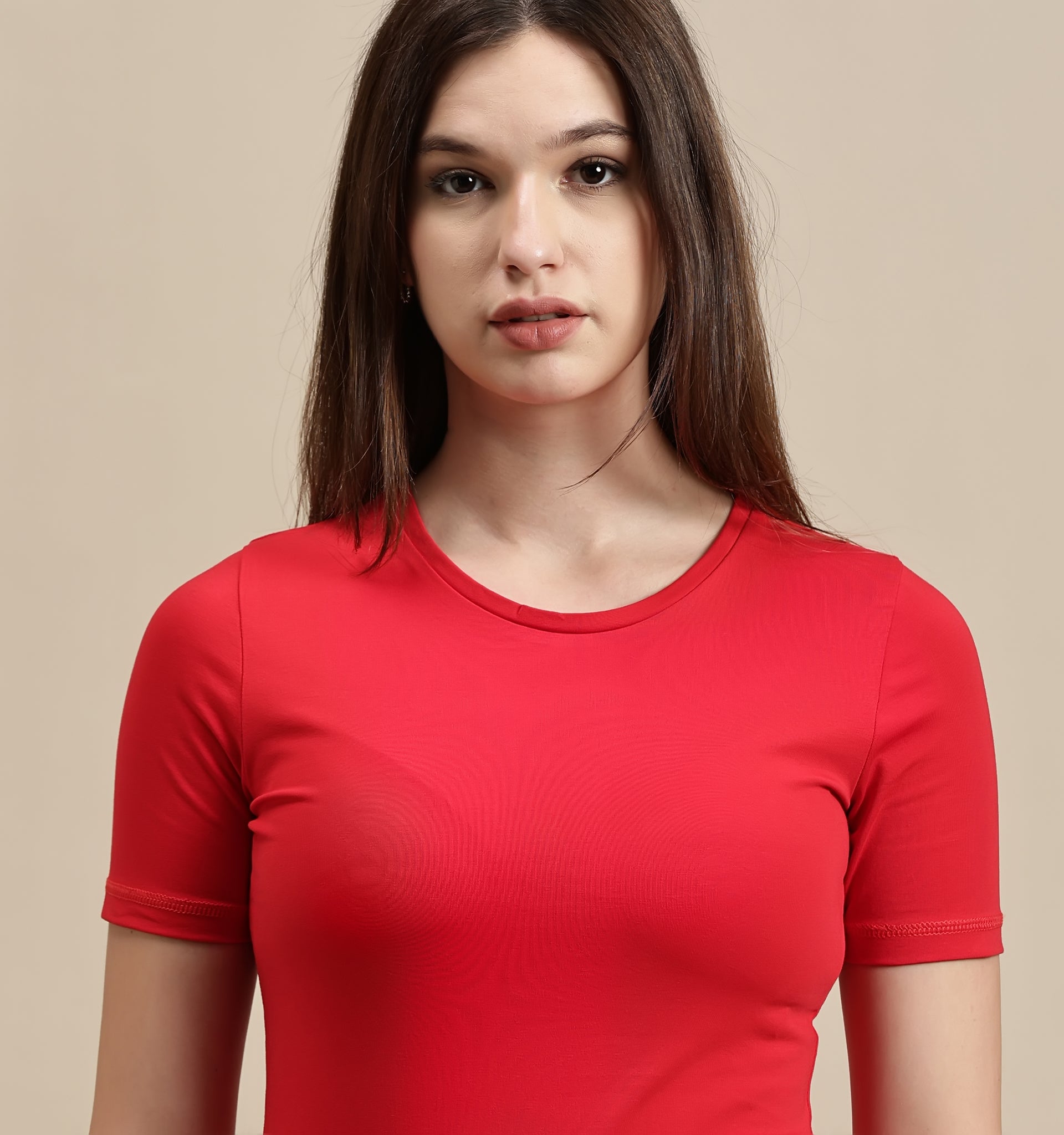 Women's Top – Crew Neck Half Sleeve Top