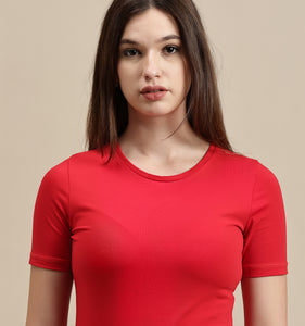 Women's Top – Crew Neck Half Sleeve Top