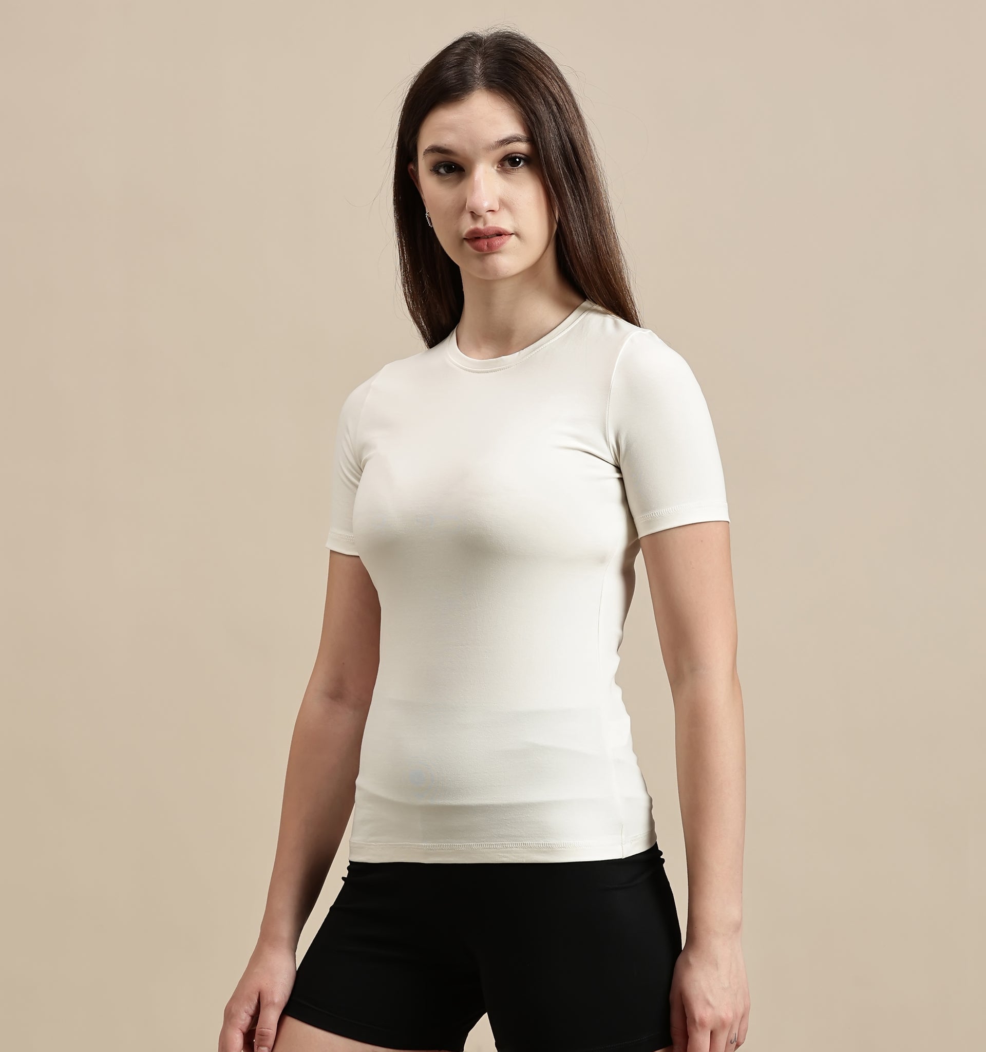 Women's Top – Crew Neck Half Sleeve Top