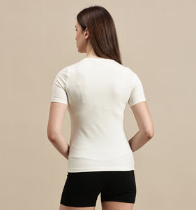 Women's Top – Crew Neck Half Sleeve Top