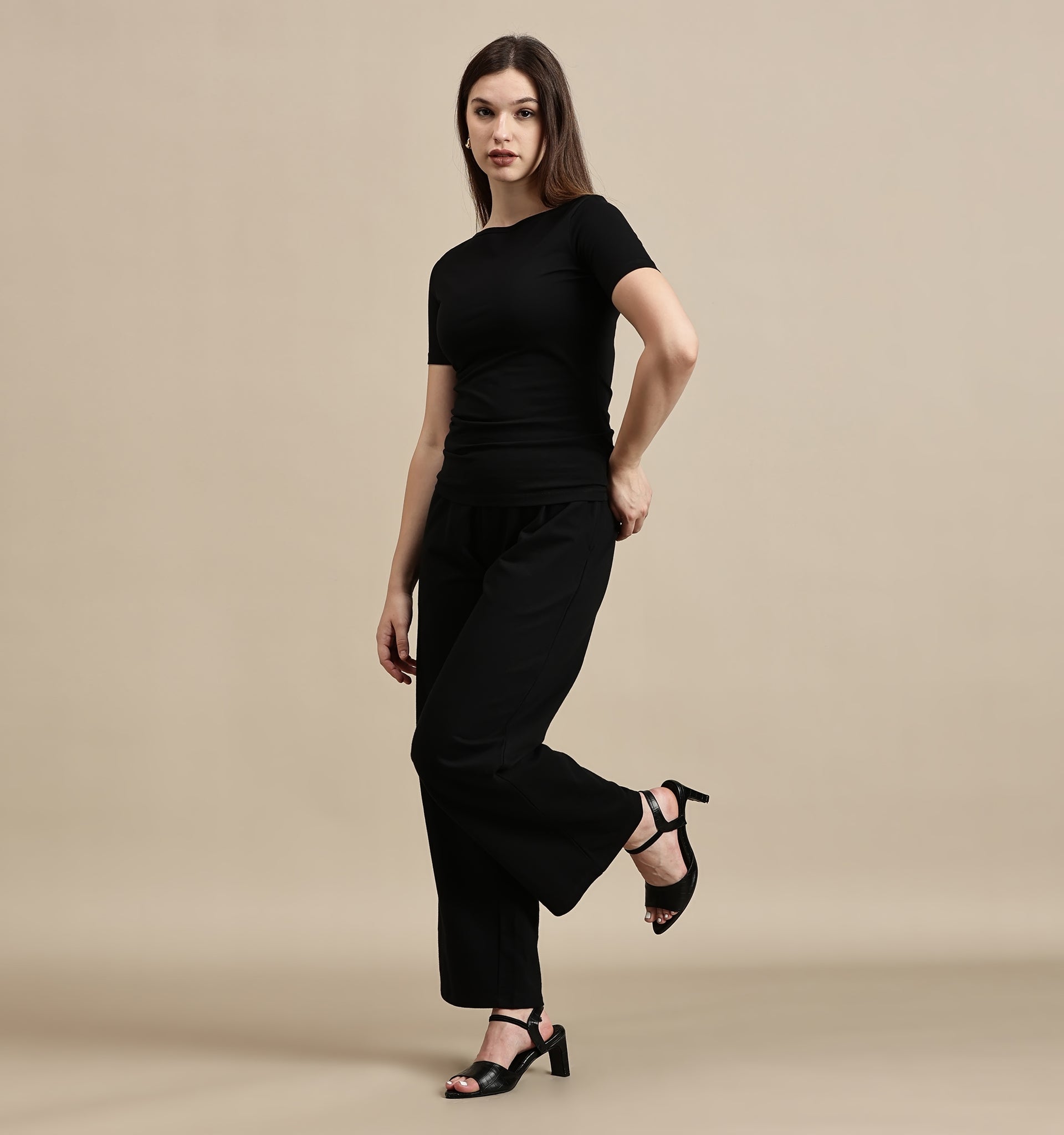 Women's Top – Boat Neck Half Sleeve Top